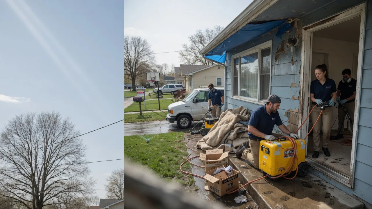 Basement Flood Cleanup in Franklin, OH near me
